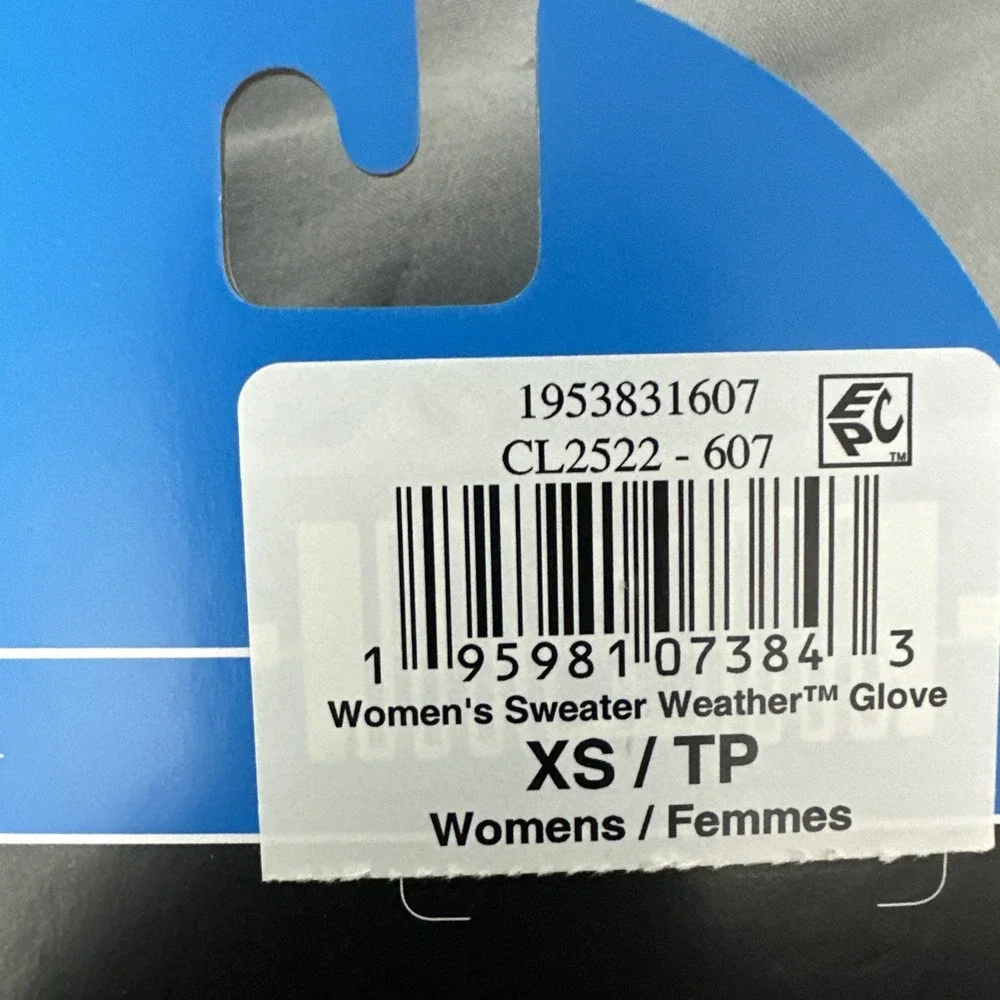 Columbia Women's Sweater Weather Glove Moonvista Madras‎ Multi, Size XS/TP New